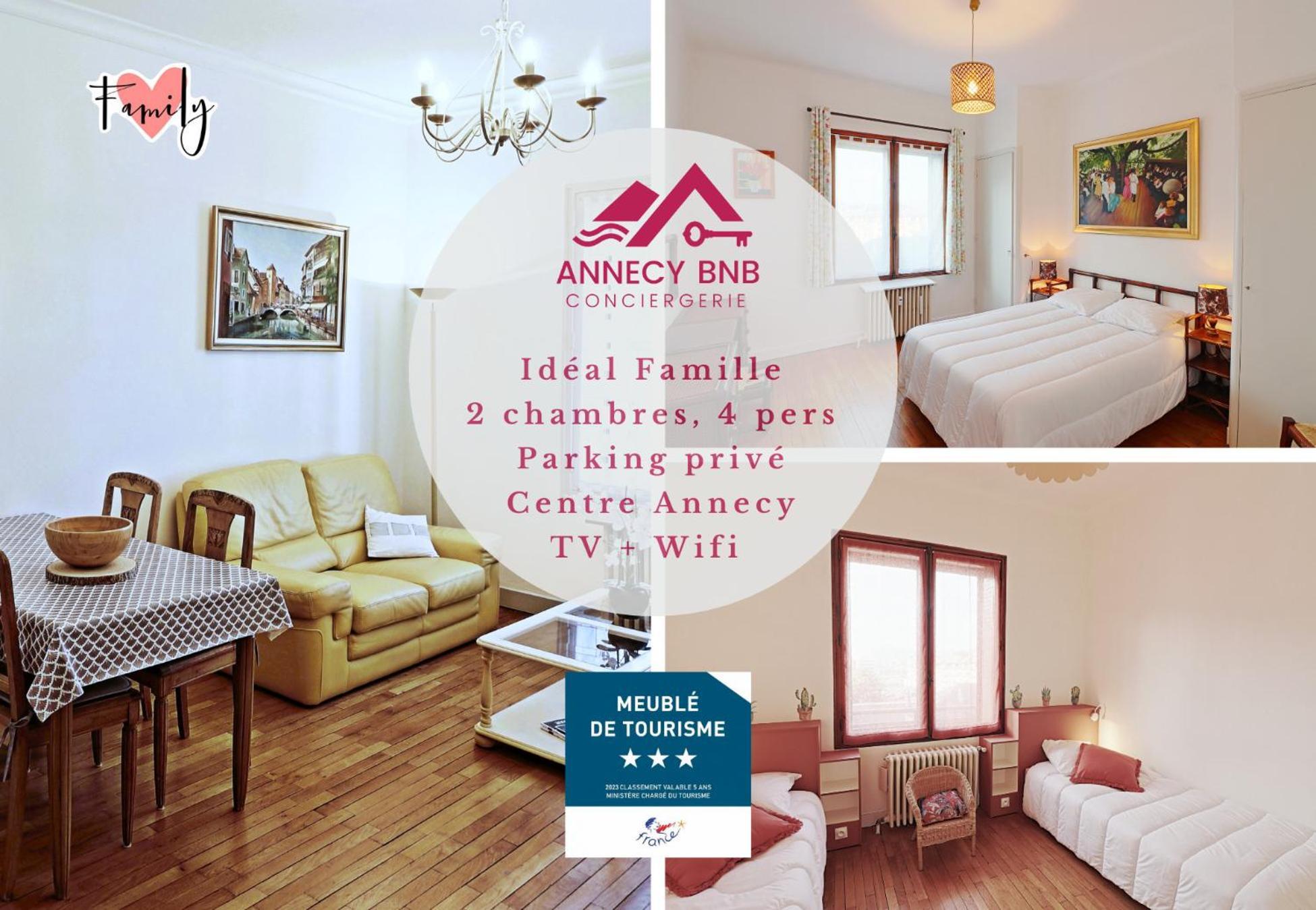 Le Family Lodge 2 Chambres 4 Personnes Classe 3 Etoiles Annecy Dış mekan fotoğraf